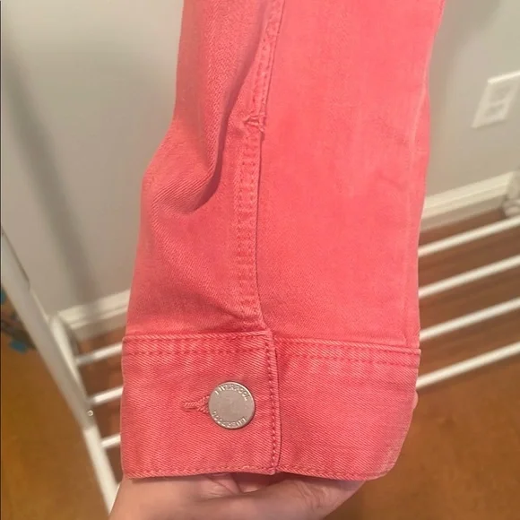 Liverpool Rosebud Coral Jean Jacket Classic Denim Style NWT - Picture 12 of 16